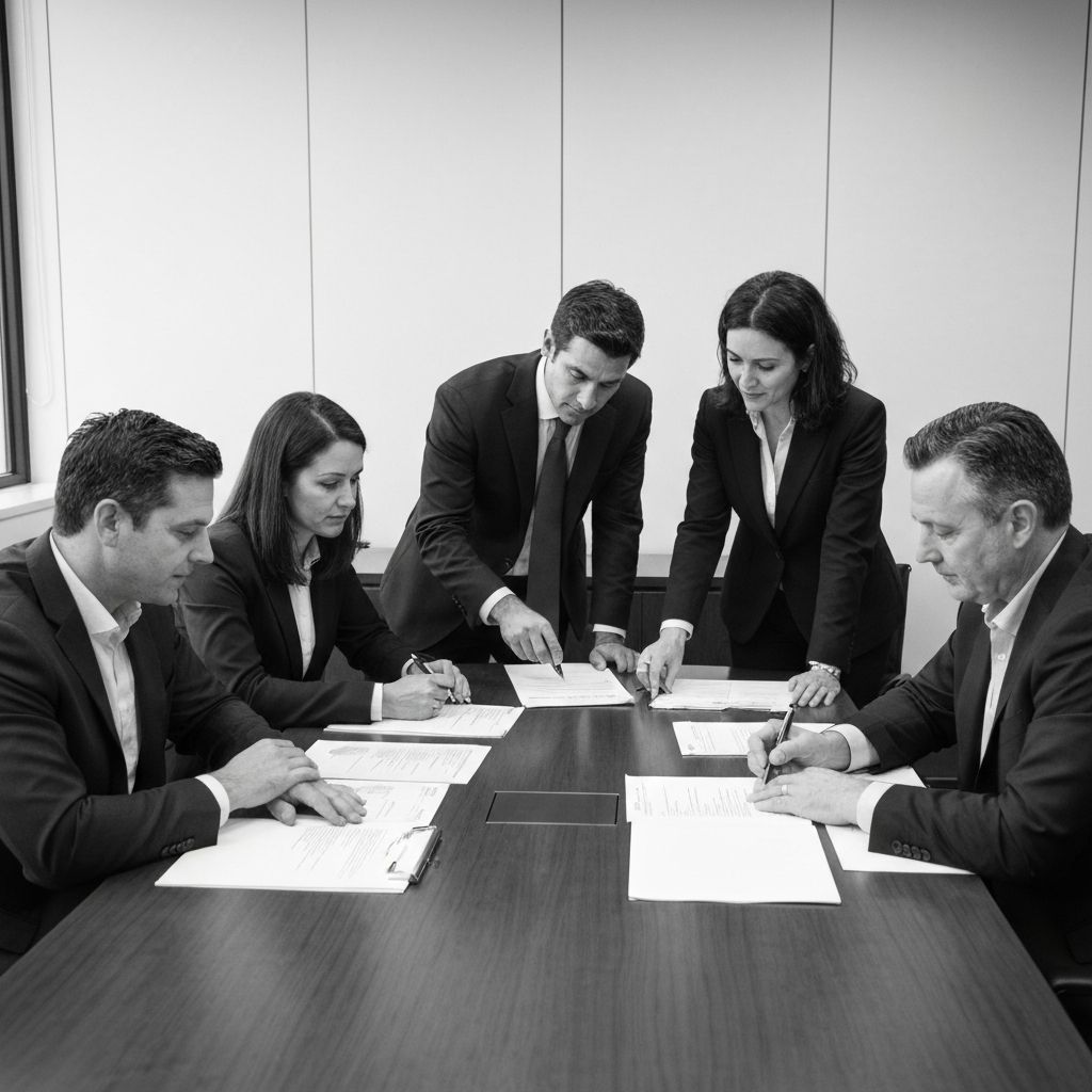 Professional hospitality consulting session